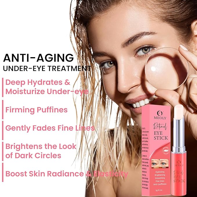 Retinol Eye Cream for Dark Circles: Unlock Radiant Eyes with Our Advanced Formula for Dark Circles, Wrinkles, and Under Eye Treatment