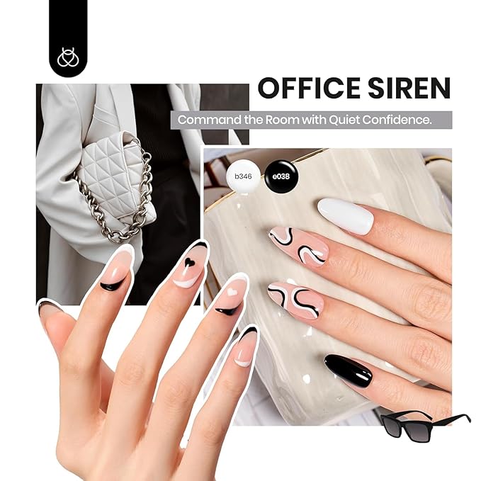 Beetles Gel Nail Polish Set, 60 Colors Fall Uv Gel Polish Kit Jelly Brown Glitter Nude Pink White Red Blue Green Color Nail Polish Base &Glossy Matte Top Coat Gift for Her Women