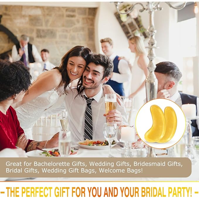 Under Eye Patches for Puffy Eyes and Dark Circles (20 Pairs), Under Eye Gold Mask with Hyaluronic Acid & Collagen to Reduce Wrinkles and Relieve Pressure, Eye Care Treatment for Men & Women Gift