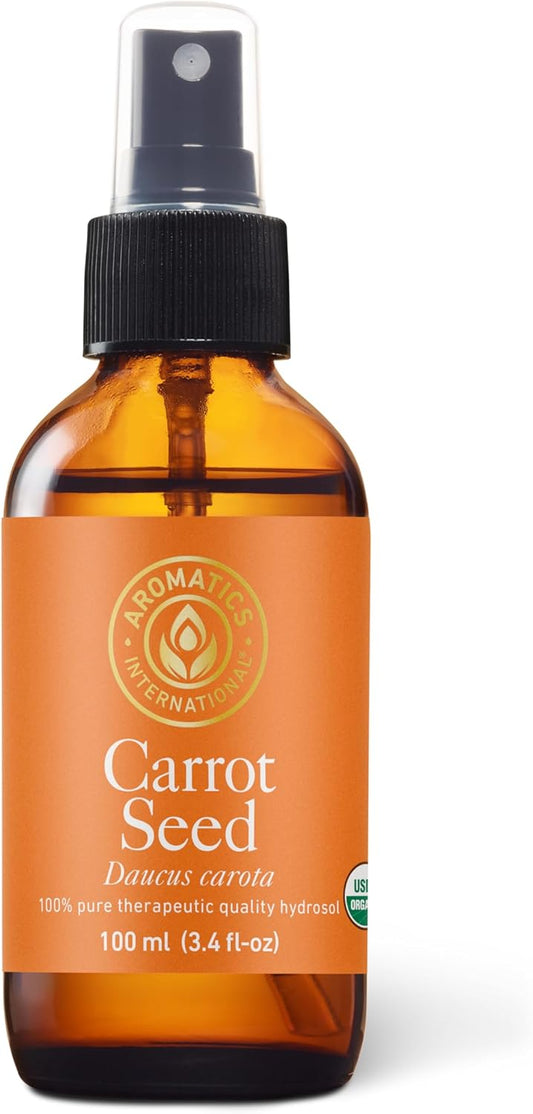 Aromatics International Carrot Seed Hydrosol 100ml | Gentle Aromatic Mist for Daily Use