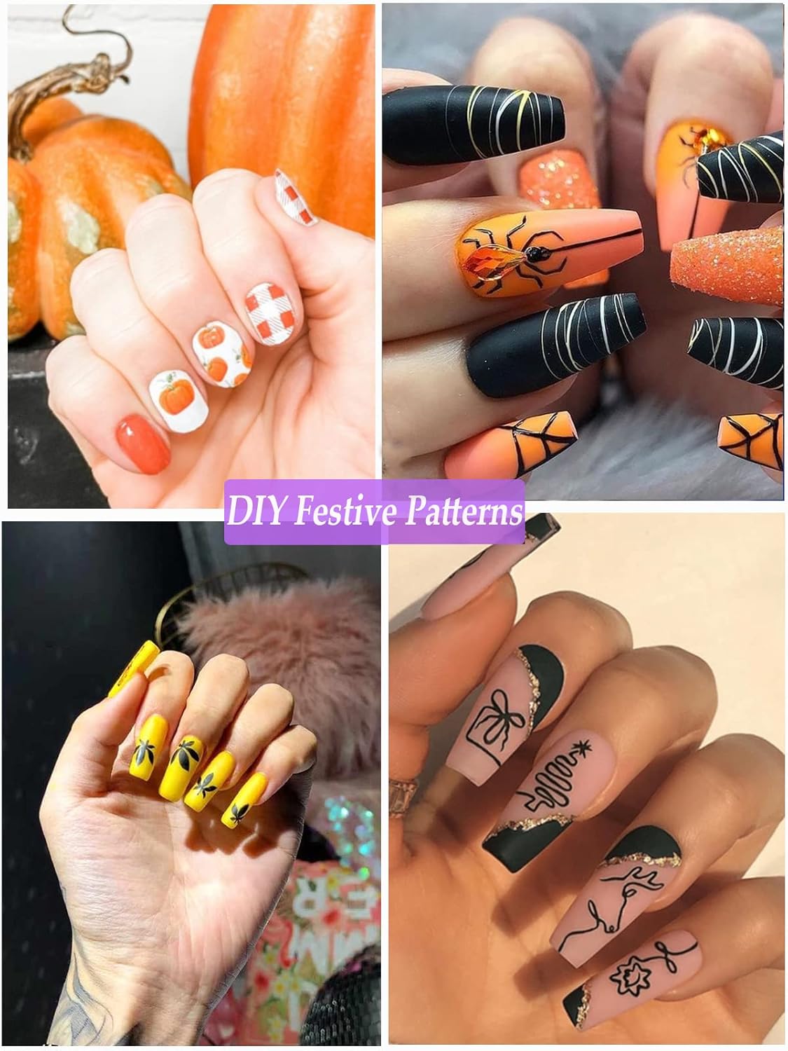 12 Color 3D Nail Art Pens Set, Kalolary Nail Point Graffiti Dotting Pen Drawing Painting Liner Brush for DIY Nail Art Beauty Adorn Manicure Tools