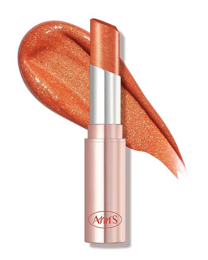 AMTS Tinted Lip Balm - Sunset Lights | Hydrating Glitter Lipstick | Pearl Shimmering Daily Lip Makeup for dry, cracked, chapped lips | korean beauty Moisture Lip Tint