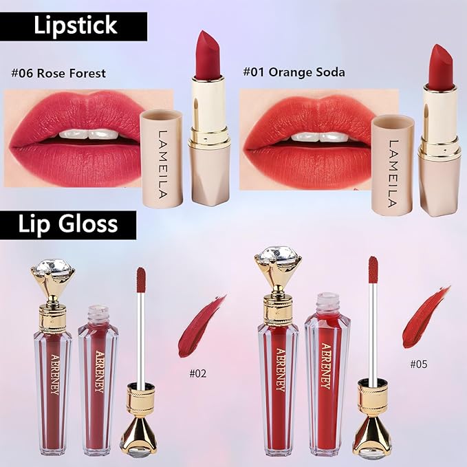 All in One Makeup Kit For Women Girls Teens 2x16 Colors Eyeshadow Palette Liquid Foundation Eyeliner Pencils Contouring Stick Lip Gloss Eyebrow Pencils Mascara Powder Puff Makeup Brushes Makeup sets