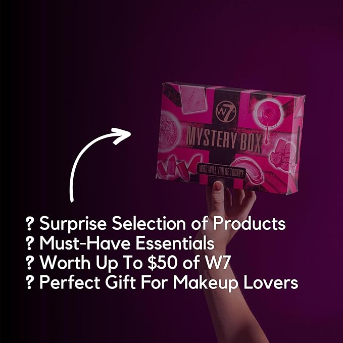 W7 Makeup Set Box - Assorted Gift of W7 Makeup Worth $50