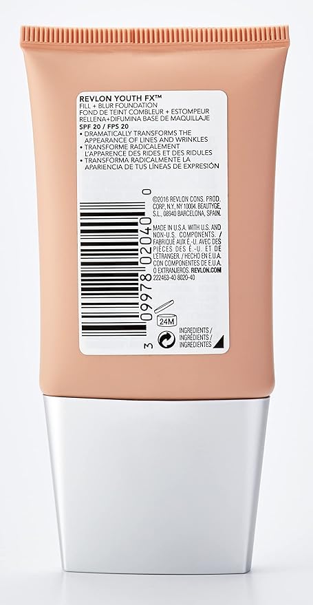 Youth Fx Fill + Blur Foundation 220Natural Beige Spf20 30Ml