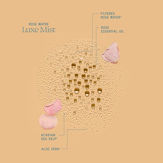 Aleavia Organic Rose Water Spray for Face - All-Natural, Hydrating Luxe Face Mist and Toner - Nourishing and Anti-Aging Prebiotic Formula for All Skin Types - Vegan & Cruelty-Free - 4 oz (118 ml)