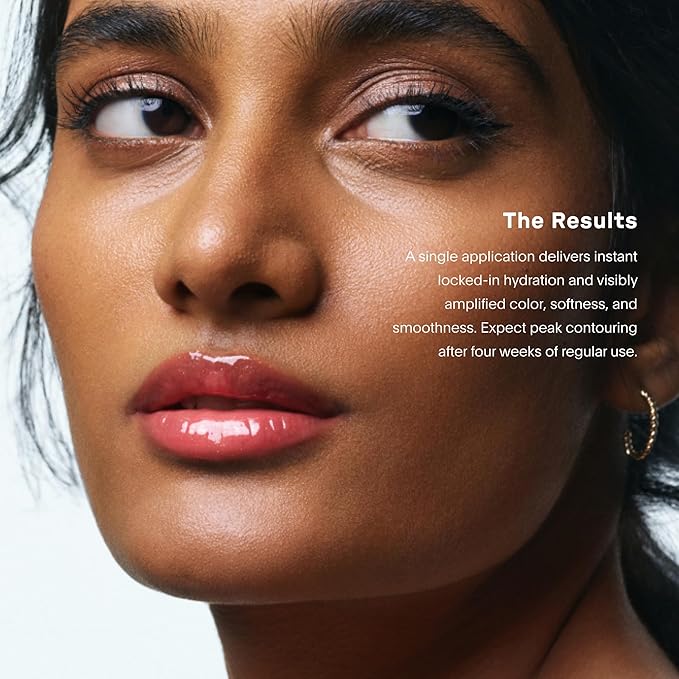 U Beauty The PLASMA Tinted Lip Compound Anti-Wrinkle & Anti-Aging Treatment - Shimmery Plumping Lip Gloss with Hyaluronic Acid, Shea Butter, Salicylic Acid & Peptides to Deeply Hydrate,Bellini - 15 mL