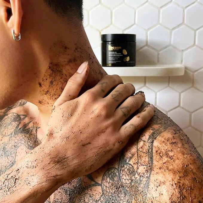 Cocoon Dak Lak Coffee Body Polish with Refill Bag. 100% Vegan Exfoliating Scrub for Smooth & Glowing Skins | Reduce Stretch Marks, Acne & Cellulite | Gift for Coffee Lovers (27 fl oz)