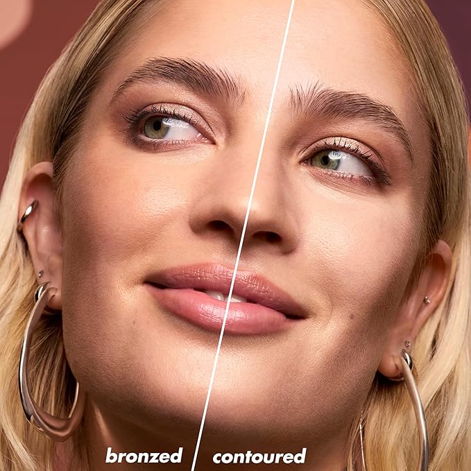 e.l.f. Camo Liquid Bronzer & Contour, Silky Highly Pigmented Formula, Creates a Long-Lasting Bronzed Glow & Natural Look, Vegan & Cruelty-Free, 8 Deep