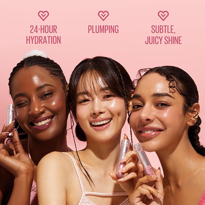 Kaja Juicy Glass Lip Balm | Plumping, Hydrating, Korean Lip Balm, Moisturizing Lip Care, 24hrs Long-lasting Hydration, Nourishing Lip Care | Cranberry Sangria, 0.15 oz.