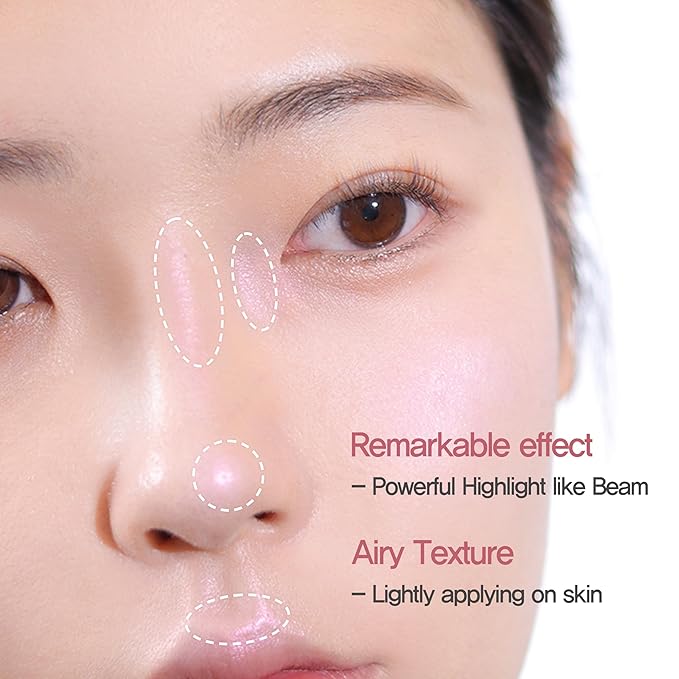 Espoir Tone Pairing Highlighter #Seashell │0.33 oz. (9.6 g)│Subtle Glitters for Daily make up │ 3 color Shades Going Well with Various Skin Tones │Sheering Makeup │ Korean Beauty Costmetics