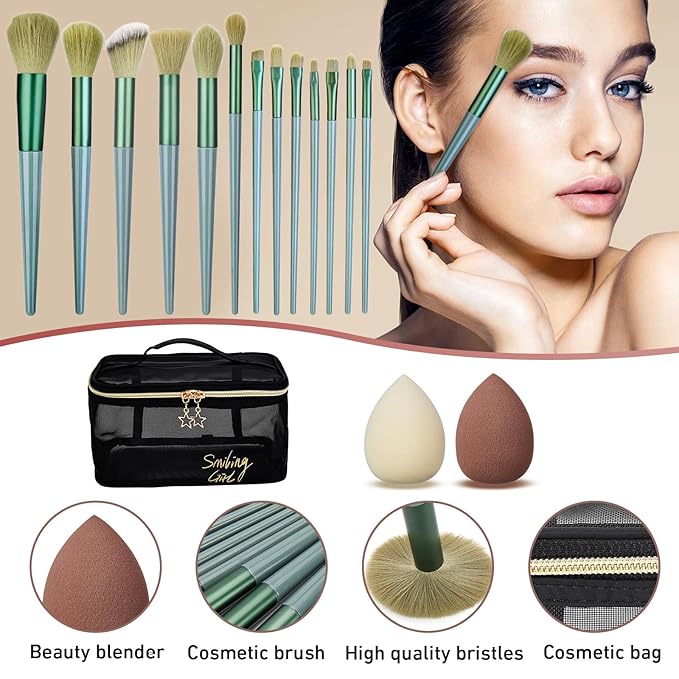 All In One Makeup Kit, Travel Makeup Kit, Makeup Kit for Women Full Kit, Makeup Gift Set for Women & Girls, Includes Foundation Eyeshadow Palette Lipstick Eyeliner Mascara Cosmetic Brush Set