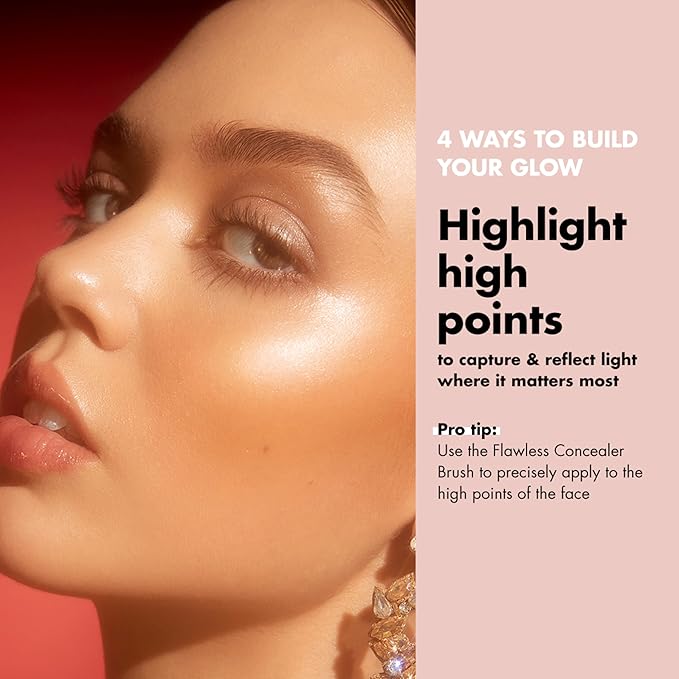 e.l.f. Halo Glow Liquid Filter, Complexion Booster For A Glowing, Soft-Focus Look, Infused With Hyaluronic Acid, Vegan & Cruelty-Free, 5 Medium/Tan