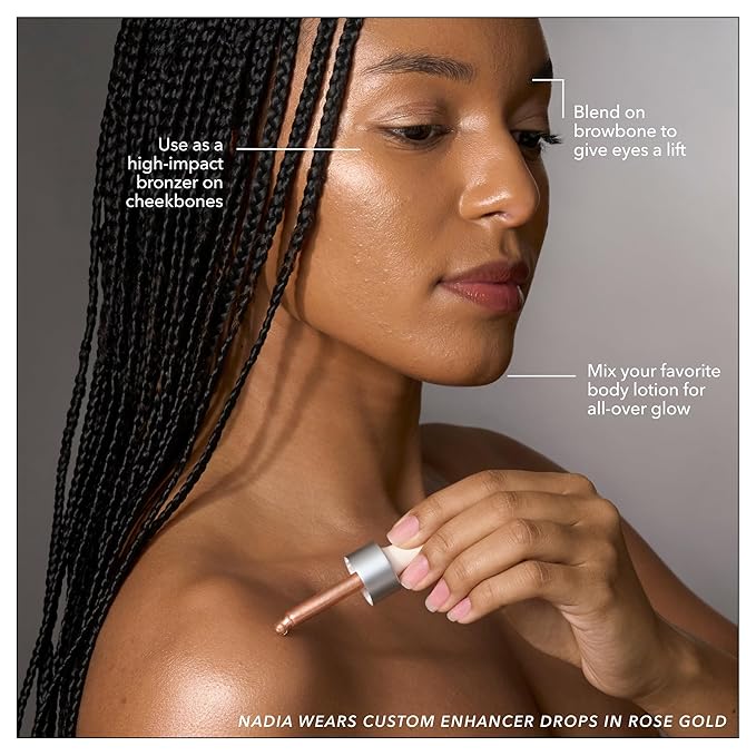 COVER FX Custom Enhancer Drops - Halo: Iridescent Finish - 15mL - Radiant Glow - Liquid Highlighter