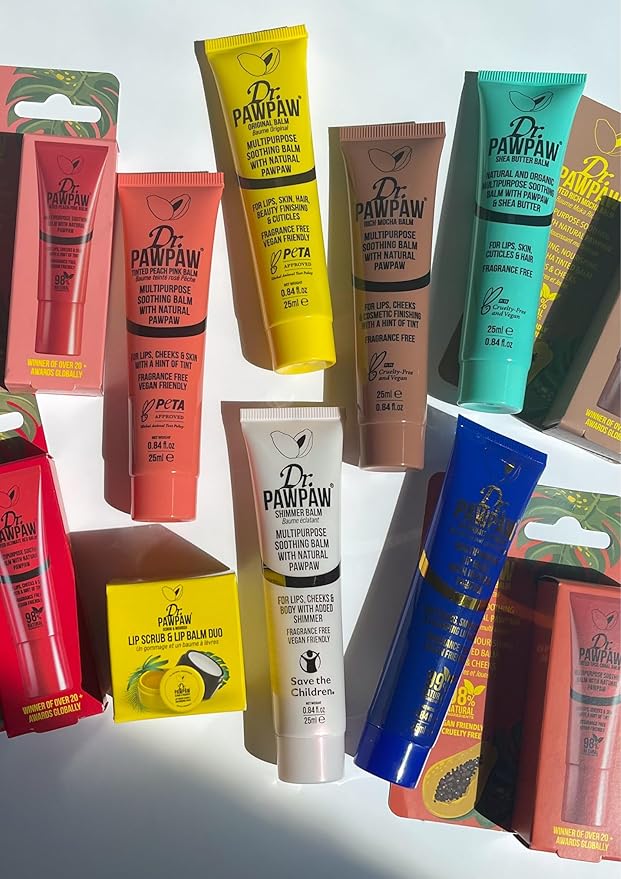 Overnight Lip Mask - Multi-Purpose Balm, Natural Pawpaw & Peptides Smooth Skin, Cracked Lips, Vegan, Ethical Beauty & Fregrance Free (25 ml)