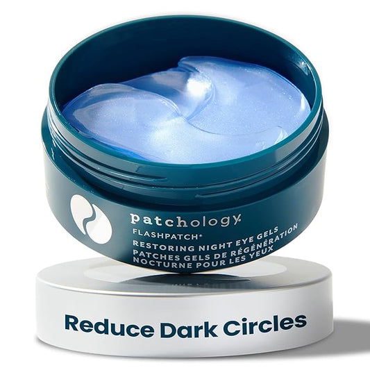 Patchology Restoring Night Under Eye Patches For Dark Circles and Puffy Eyes Care - Anti Aging Eye Masks with Retinol - Reduce Eye Bags, Puffiness & Wrinkles (15 Pairs)