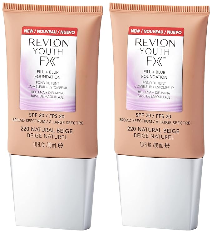 Youth Fx Fill + Blur Foundation 220Natural Beige Spf20 30Ml