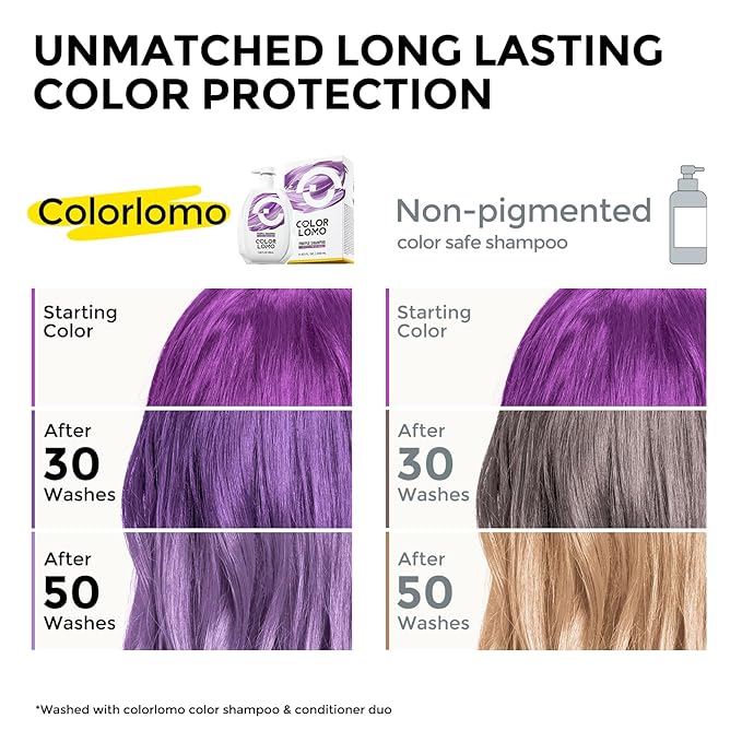 Ultra Color Safe Shampoo | Help Prevent Fading & Provide Subtle Color Replenishment | Prolong Color Vibrancy and Enhance Shine | Vegan & Cruelty-Free Formula | For Purple Color Treated Hair