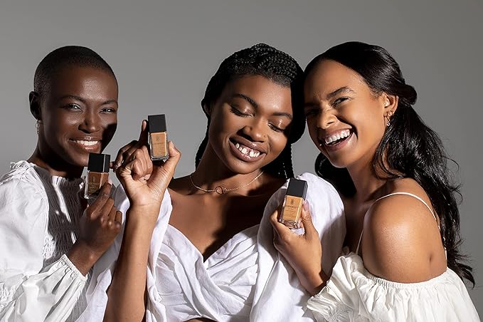 Black Radiance Color Perfect Liquid Full Coverage Foundation Makeup, Rum Spice, 1 Ounce