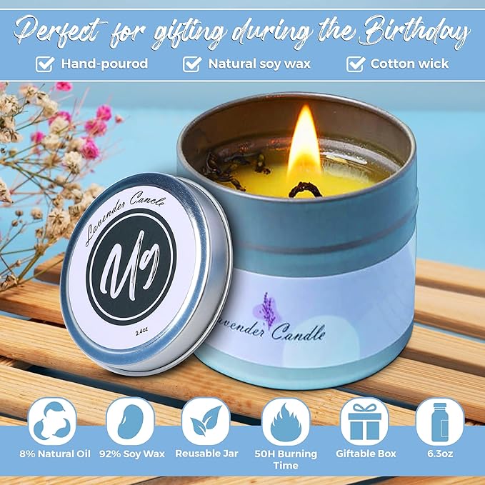 Spa Kit for Women - Spa birthday gifts for women - Relaxing Spa kit Basket- Self Care Package for women - lavender Relaxing Spa Gift Set - Spa Gift Set for Women, Sisters and Mothers Day