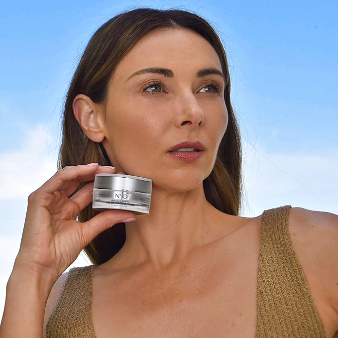 Age-Defiance Eye Cream - Day & Night Moisturizer with Nitric Oxide, Hyaluronic Acid, Complex Peptides, Ceramides - Hydrating Eye Cream for Dark Circles, Wrinkles, Fine Lines, Puffiness - 0.5 oz.