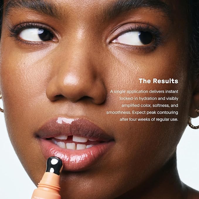 U Beauty The PLASMA Tinted Lip Compound - Anti-Wrinkle & Anti-Aging Treatment - Shimmery Plumping Lip Gloss, Hyaluronic Acid, Shea Butter, Salicylic Acid & Peptides Deeply Hydrate, Sunset - 15 mL