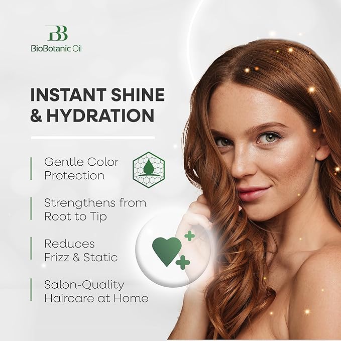 Bio Botanic Oil Range – Moisturizing Hair Mask for Colored, Dry & Damaged Hair with Organic Coconut Oil & Shea Butter, SLS-Free Deep Conditioning Treatment, Restores Shine & Protects Color