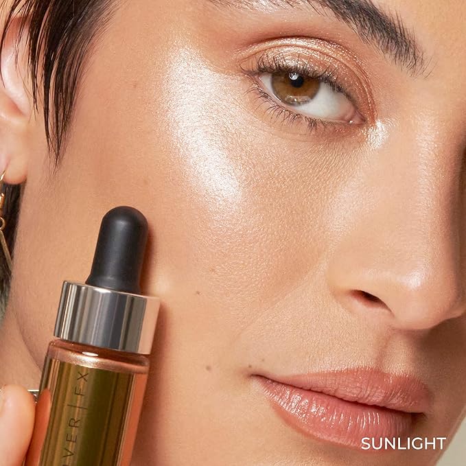 COVER FX Custom Enhancer Drops - Sunlight: Classic Gold Finish - 15mL - Radiant Glow - Liquid Highlighter