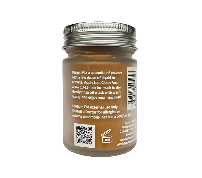 100% Natural Vitamin A Clay Mask 120g All Clay & No Water