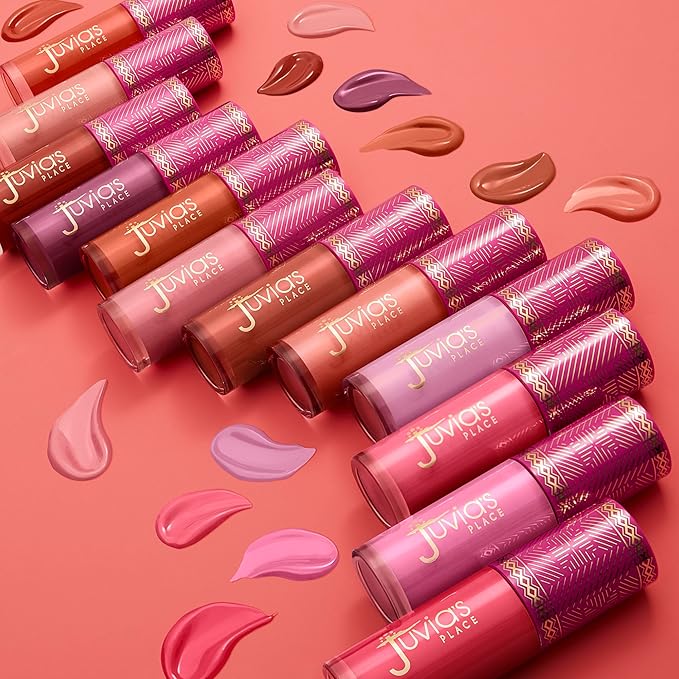 Juvia's Place Blushed Liquid Blush SoftTulip - Dewy Tint Cheeks Makeup Glow Pigment Effortless Beauty Long Lasting Cosmetics Soft Creamy Natural Buildable All Skin Color Light Flawless Finish Blend