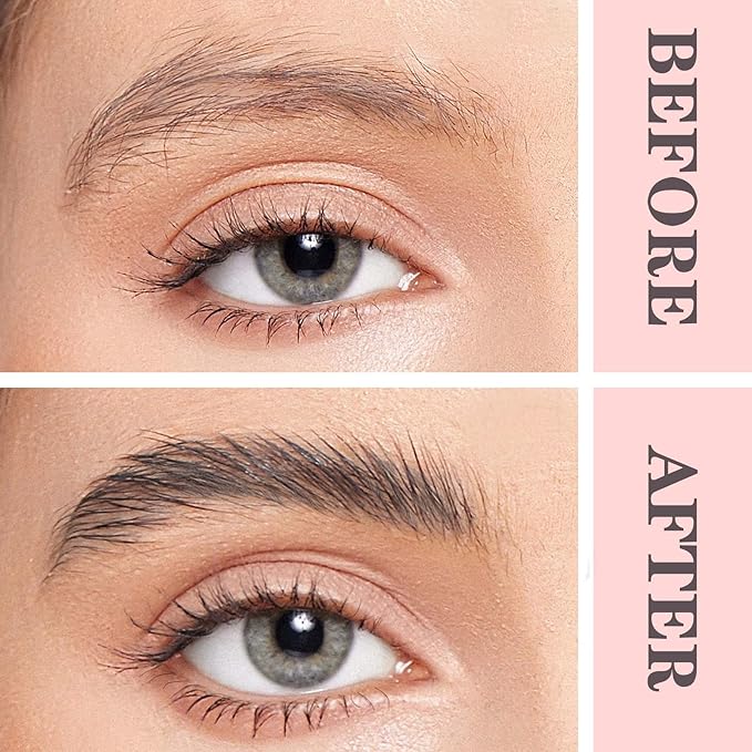 Eyebrow Pen, Waterproof Eyebrow Pencils for Women - Angled Brow Brush & Multi-Fork Tip Microblading Brow Pen, Precisely Creates Natural Hair-Like Brows, Easy to Use 05-Black