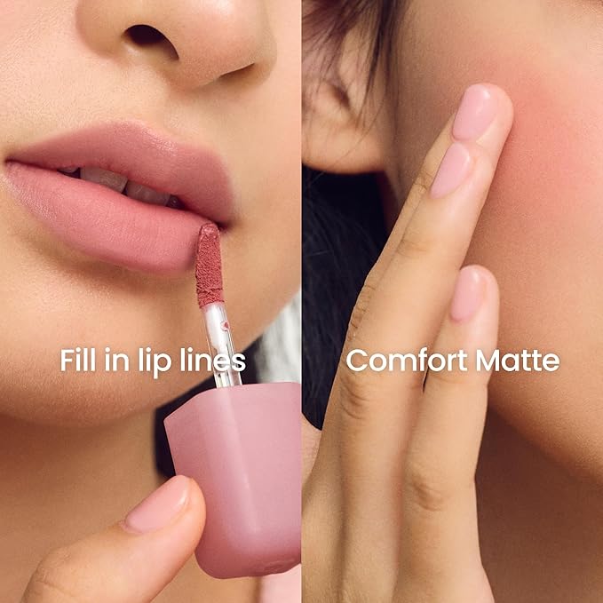 COLORGRAM NUDE BLUR TINT 08 HIP CHOCOLATE | Soft Velvet Matte Lip Stain & Cheek Tint | Lightweight Blurring Tint for a Smooth & Airbrushed Finish | 24H Hydration, Long-Lasting & Non-Sticky Formula
