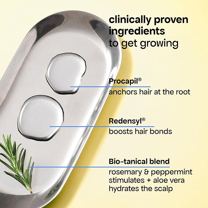 BONDIBOOST HG Anti-Thinning Shampoo for Women & Men [10.14 fl oz], Clinically Tested to Promote Fuller + Thicker-Looking Hair, Natural Mint Scent + Procapil, Redensyl & Rosemary Formula, Sulfate-Free