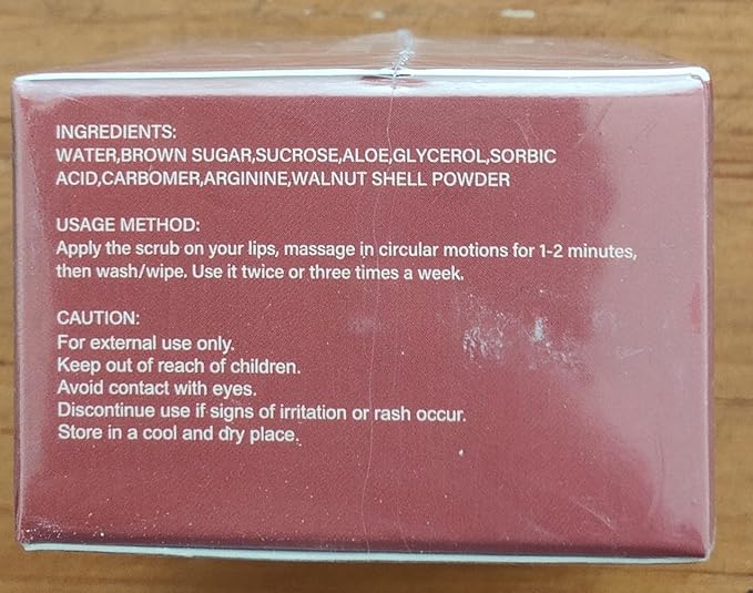 Sugar Lip Scrub - Gentle Lip Care Lip Exfoliator & Moisturizer - Exfoliating Lip Scrubber for Dry Lips
