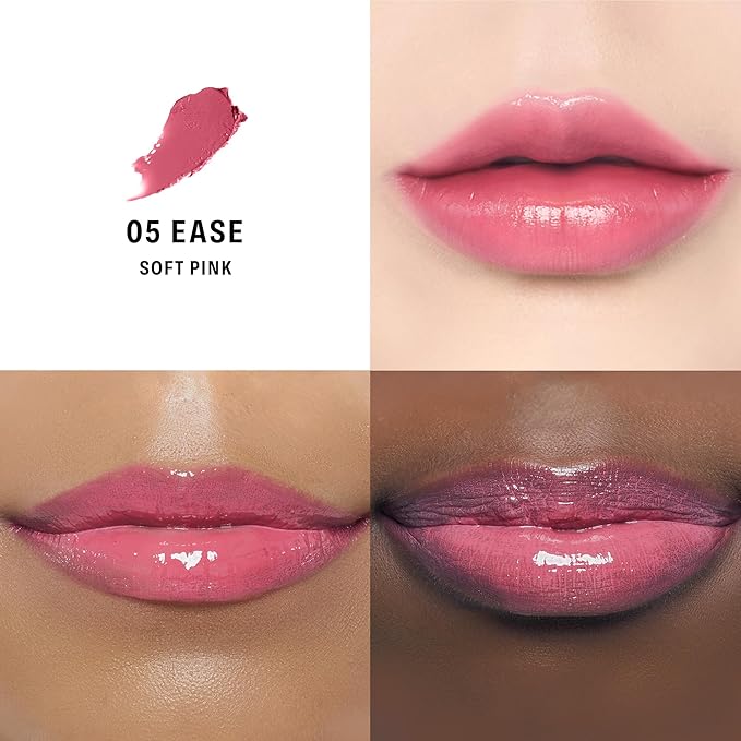 BRAYE Lipsleek Lip Balm, Monochromatic Cream Blush 2-in-1 Face Makeup, Hydrating & Mood Buildable, Vegan + Cruelty-Free Glow for Cheeks l 05 Ease