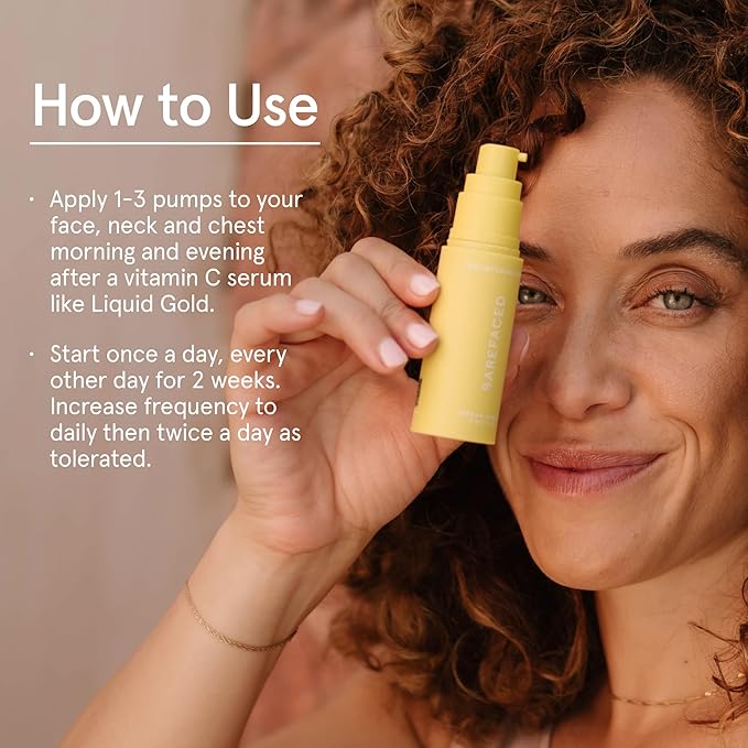 Barefaced Brightening Serum 1 Fl Oz Dark Spot Corrector with Kojic Acid, Arbutin, Azelaic Acid & Licorice, Anti-Aging, Hydrating, Fades Hyperpigmentation & Evens Skin Tone, Antioxidant-Powered Formula