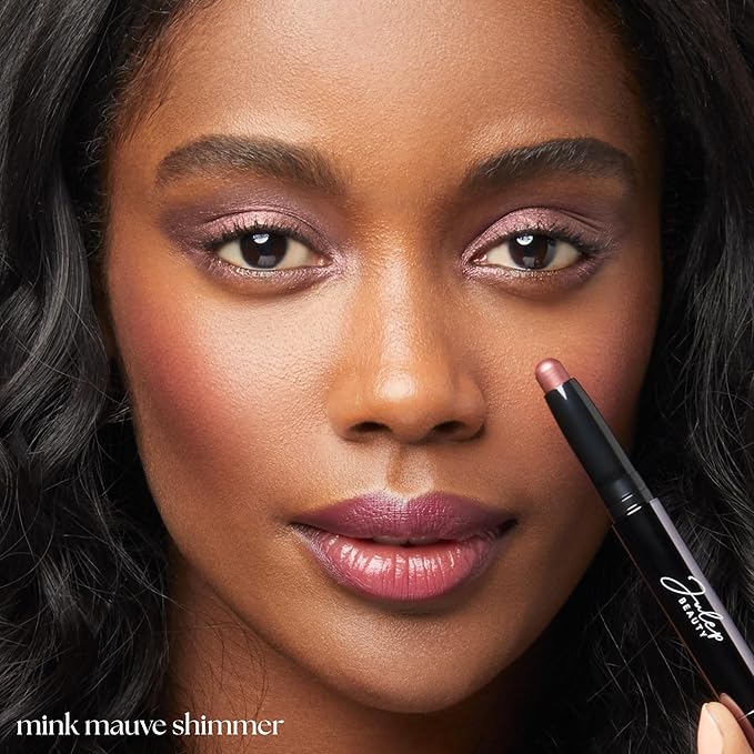 Julep Eyeshadow 101 Cream-to-Powder Waterproof Shadow Stick – Mink Mauve Shimmer – Long-Lasting, Crease-Proof, Muted Mauve Shimmer Eyeshadow with Built-in Smudger