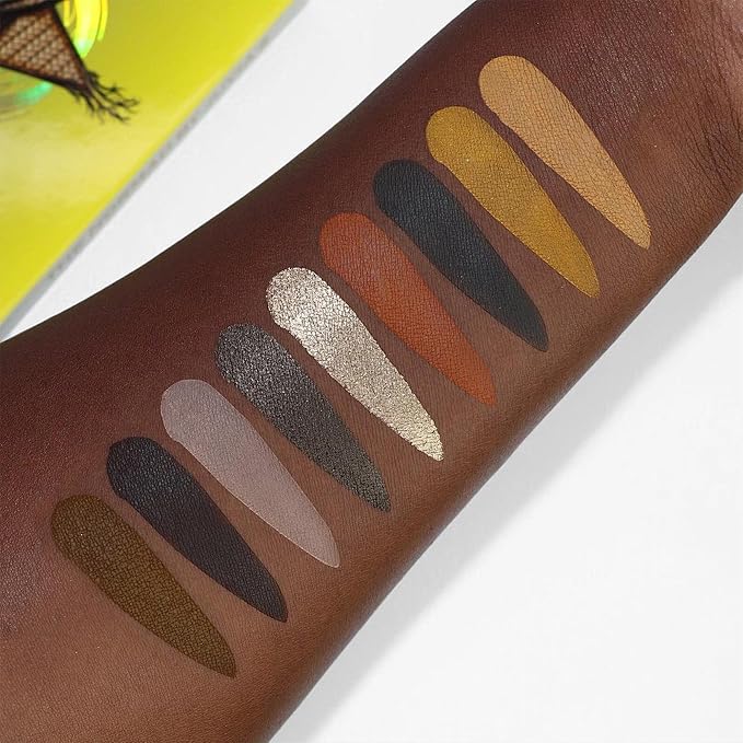 Juvia's Place Palette The Nomad - Marigold, Shimmering Honey, Deep Merlot, Shades of 9, Deep Merlot, Pigmented Makeup Palette Eye Color & Shine