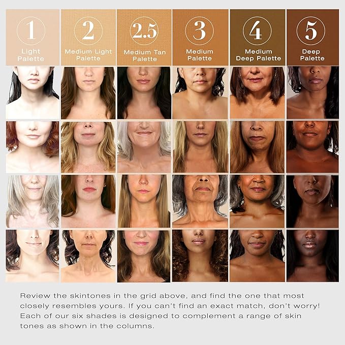 Woosh Beauty, Fold out Face Original Makeup Palette, Travel, All in One, Neutral Cream & Powder (#3 Medium)