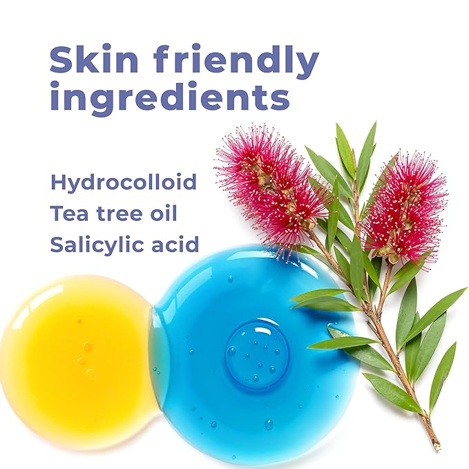 Salicylic Pimple Patches (120 Pack), Salicylic Acid Acne Patches with Tea Tree Oil - Zit Patch and Pimple Stickers for Face for Skin Care - Salicylic Acid Acne Dots (Packaging May Vary)