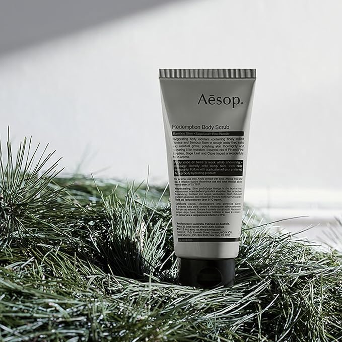 Aesop Redemption Body Scrub | Finely Milled Pumice and Aromatic Botanicals to Polish the Skin | 6.5oz / 180mL