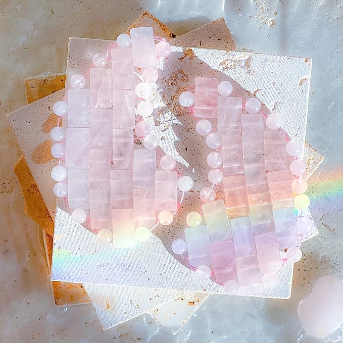 Moon Shape Crystal Clear Quartz Eye Mask, Anti-Aging Hot or Cold Using Stone Eye Mask 100% Natural Beauty Eye Mask (Rose Quartz)