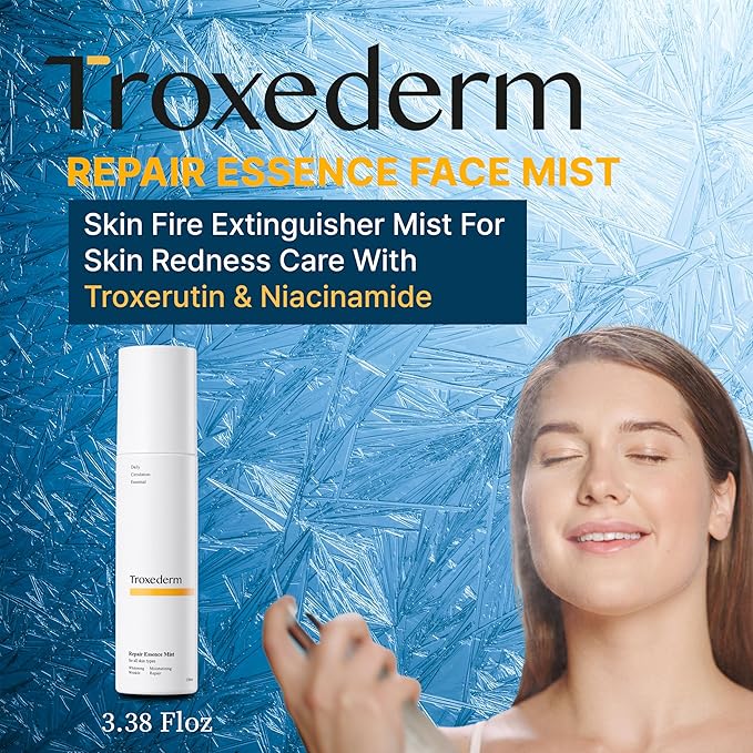 Repair Essence Mist - Hydrating Face Mist for Redness & Blemish-Free, Glowing Skin - with CICA Extract, Niacinamide & Adenosine - Moisturizing & Cooling Face Spray