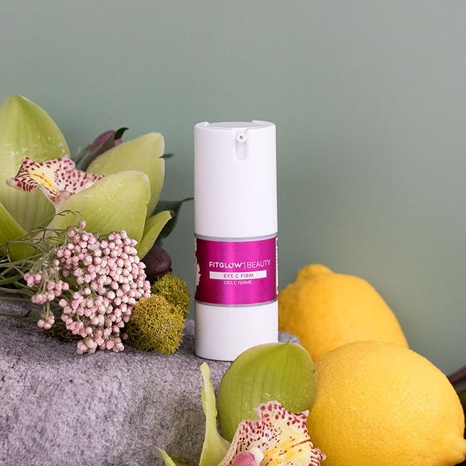 FITGLOW Beauty - Natural Eye C Firm Gentle Eye Cream | Vegan, Woman-Owned Clean Beauty (0.5 oz | 15 ml)