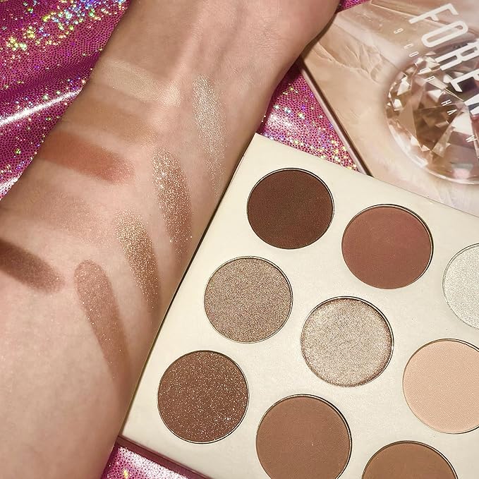 docolor Neutral Eyeshadow Palette 9 Colors Nude Brown Eyeshadow Palette Eye Shadow Palette Makeup Palettes with Velvety and Silky Finishes Highly Pigmented Mattes Shimmers Glitter Eye Makeup Palettes